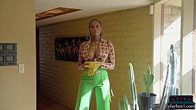 nyla flaunts her huge natural tits