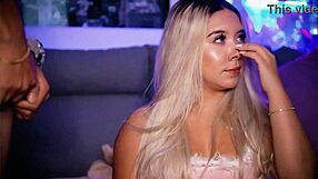 Blonde's fat ass in doggy delight