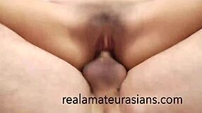 an asian babe having hot amateur sex