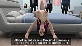 Office slut gets humiliated by workers