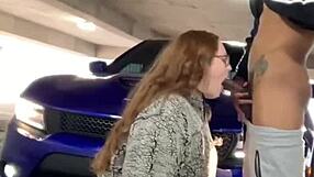 Mia Dior's Big Ass Fucked In Public Garage