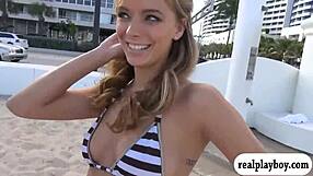 Sexy Women Flashing Tits for Money in Public Outdoor Reality