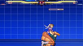 Chunli battles long in wild hentai action.