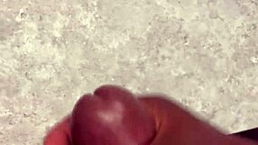 watch me shoot huge cum all over the bathroom counter?