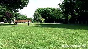 Sensi picks up russian milf in park for interracial cheating with big black cock and cunilingus