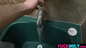 stepdad eating lily adams shaved tight pussy for lunch?