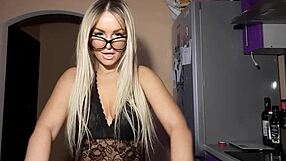 Blonde Mistress Gives Jerk Off Instructions In Bdsm Domination Session