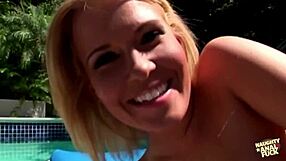 Kinky blonde PAWG spreads for DEEPTHROATING and ANAL thrusts