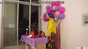 Fucking Birthday Girl In Her Father's House While He Works