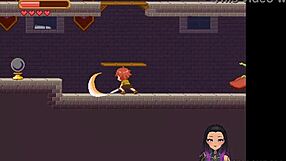 succubus with big ass fucks relentlessly in hentai game