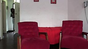 masturbating african amateur gets surprised with real dick? what happens next in cowgirl and blowjob?