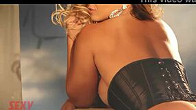 Viviane Araujo's remastered video five showcases a brunette Brazilian model in a neutral setting