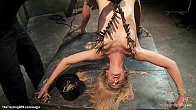 Bound Blonde Begs for Big Cock Submission