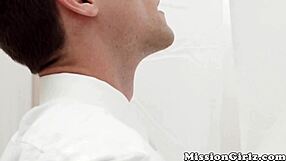 Shy Mormon Babe Sucks Monster Cock