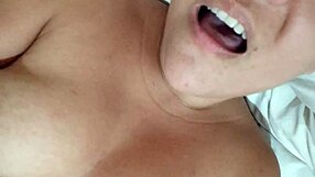 Beautiful Girl Moans In Bed After Orgasm