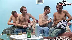 German Amateur Gay Anal Group Sex In Private Orgy Without Condom