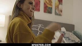 Foster teen, no more secrets from parents in this sex tape threesome