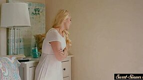 i'm watchin this classy teen gettin jizzed on her pussy in taboo sex roleplay