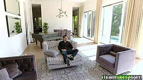 Small Tricky Laney Grey Lets Stud Plow Tiny Snatch Aggressively 😈