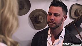 Husband's stepdaughter fantasy unfolds with a wild threesome twist