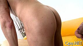 Muscular Bodybuilder's Provocative Homosexual Sex Teases With Intensity