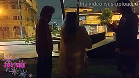 My friends took me to explore the square