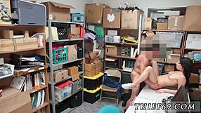 petite teen commits felony theft and gets punished