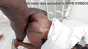 first time ebony gangbang under staircase