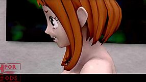 uraraka gives anal cowgirl favor in anime