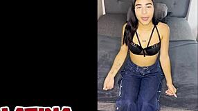 i messed up and cummed on the tiny latina teens face during her first casting