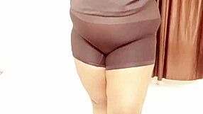 big tits african milf explores her curves in a steamy encounter