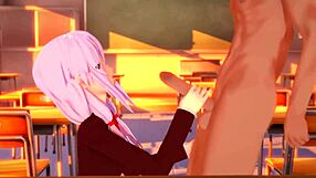 Inori Yuzuriha gets creampied in Guilty Crown 3D hentai animation! 🔥