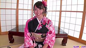flawless kimono blowjob at home, check javhd net for more
