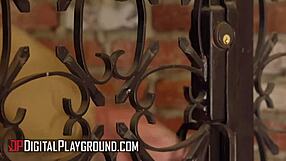 Sizzling Hot Aria Alexander Takes Donnie Rock's Big Load Down Her Throat