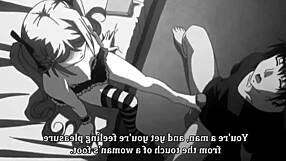 Ever seen an anime character give a wild footjob like this?