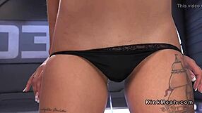 sexy brazilian teen 18+ gets fucking machine on her cunt vibrator insertion toys dildo solo fetish