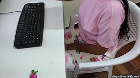 Tricked Stepdaughter Sucks Daddy's Cock!