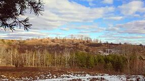 Cum Covers Pussy And Dirty Pantyhose Outdoors