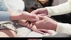 Lily Larimar Embraces Jazmin Luv's Ass and Small 18+ Tits