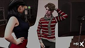 Boss and employee’s secret desire in a 3D animated fashion business