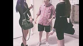 Two Goddesses Amadahy And Miskha Kick Hard In Balls Andrea Dipre Outdoor