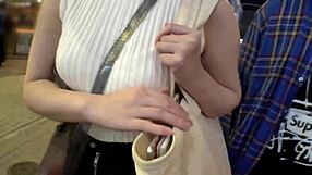 asian h-cup student shocks with wild vibrator squirt climax