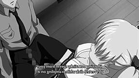 Ever seen an anime character give a wild footjob like this?