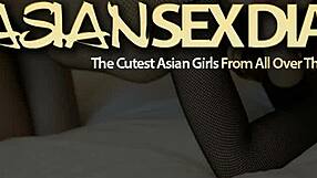 asian sex diary tells of a chubby filipina milf taking a facial from a white cock after intense action