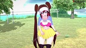 dialogic yo, check mei nancy givin’ a wild blowjob and titjob in 3d pokemon fantasy vid