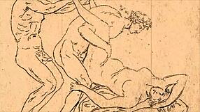 Vintage Erotic Illustration Captures Retro Sensual Comic Charm