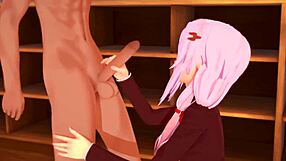 Inori Yuzuriha gets creampied in Guilty Crown 3D hentai animation! 🔥