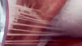 Nylon removal leads to a steamy shower scene with feet.