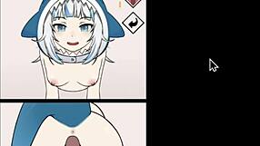 yo, this costplayer and sharkgirl combo is insane, banging hard against the wall ep 3 🦈🔥
