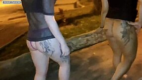 She realized her fetish and banged friends in the public square, a homemade blowbang adventure.